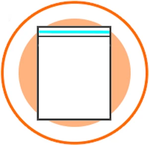 Bolsa tipo sobre con solapa con adhesivo, totalmente personalizable en impresión y tamaño, reciclable y ecológica